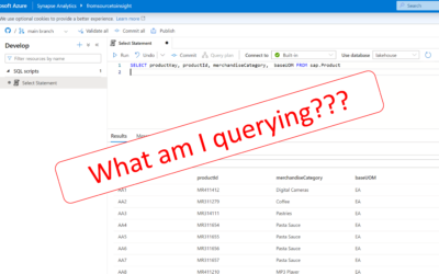 Azure Synapse Serverless SQL pool – How to extract the database model for backup, migration or analysis